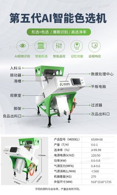 小型全自动大米色选机 家庭筛选的智能革命